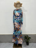 Plataz East Autumn 2024 New Folds To Receive Thin Waist Exotic Style Long Sleeve Long Dress Dress Woman