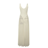 Plataz Autumn 2025 New Sexy Dress Famous Style Temperament Holiday Body Mesh Dress A Swing Dress DJPT