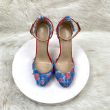 Plataz Color With High Heels 12CM Round Head Fine Sandals Banquet Shoes High Quality Shoes