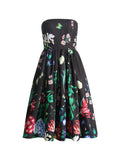 Plataz Design Sense A Skirt 2025 New Breast-Meared Mid-Rise Women's Flower-Print Dress