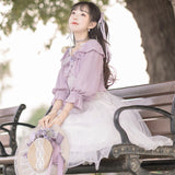 Plataz Design Fine Smell Of Smnel Chinese Wind Man Element Blouse Sling Skirt Daily Set 8666