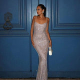 Plataz Design Flash Temperament Sling Dress Woman Fashion Sexy Body Dress Dress DJPT