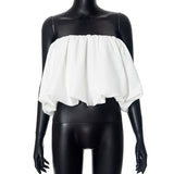 Plataz Women's Clothing 2024 Summer New Fashion Solid Color Two-Peared Thoracic Skirt DJPT