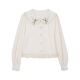 Plataz Design Tulip Chinese Style Improvement Han Elements Women's Shirt Vest Skirt Set 6733