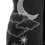 Plataz New Sling Type 3D Printed Urban Casual Women's Beach Dress Mid-Rise Long Dress DJPT