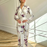 Plataz 2025 New Women's Solid-Colored Long-Sleeved Jacket Half-Dress Fashion Suit