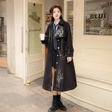 Plataz Design Of The Northern Spicy Man Element Of The Female Hundred And Autumn Coat Long Coat 8500