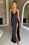 Plataz Women's Summer Dress 2024 New Solid Color Sexy Harvests Lved Sleeveless Skinny Dress HZ0628