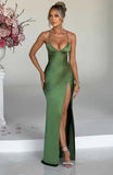 Plataz Women's Summer Dress 2024 New Solid Color Sexy Harvests Lved Sleeveless Skinny Dress HZ0628