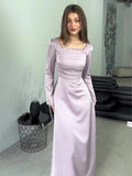 Plataz 2024 New Body-Claming Diamond-Tieed With Long-Sleeved And Tiding Dress Dress Woman