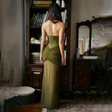 Plataz Sales 2025 New Sexy Fashion High-End Body-Scarped Fishtail Dress HZ0628
