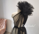 Plataz Take A Picture With A Net Yarn Dress Pregnant Women's Shoulderless Sleeve-Free Dress Halloween Styling Maternity