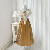 Plataz Design Until Dusk Chinese Style Improved Han Elements Of Women's Shawl Sling Skirt Suit 9217