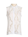 Plataz Literary And Art Casual Style Suit 2025 Spring New Collar Embroidered Sleeveless Shirt Trousers Two Sets Of Women