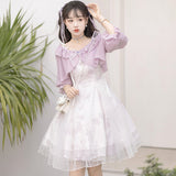 Plataz Design Fine Smell Of Smnel Chinese Wind Man Element Blouse Sling Skirt Daily Set 8666