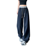 Plataz Popular Thin Pants Autumn New Color Trousers Women Loose Thin Leisure Loose Loose Trousers DJPT