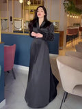 Plataz Temperament V-Neck 2024 Spring New Age Reduction Long-Sleeved Dress With Long-Sleeved