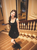 Plataz Luth's Same Temperament Beautiful Bright Film Backs And Skirts In The Autumn Of 2024 Zhuoya's Small Design Dress