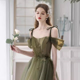 Plataz Dress Women 2025 New High-End Banquet Host Art Exam Engagement Slings Showing Thin Dress Fairy Bridesmaid Suit