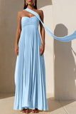 Plataz Women's Dress Solid Color Thoracic Skirt Skirt Sleeveless Fashion New Female 8060 HZ0628