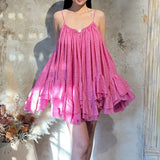 Plataz Gu Linaza The Same 2024 Holiday Wind Sling Coat With Open-Back Fashion Leaf Side Vest