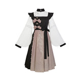 Plataz Design Dusk Chinese Style Improvement Han Elements Hanfu Women's New Chinese Top Dress Dress Set 8459