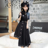 Plataz Design Does Not Sleep City Chinese Wind And Man Element Dress Daily Spring And Summer 6496