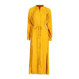 Plataz Casual Simple Style Dress 2025 Summer Fashion Long Sleeves With Loose Large-Size Dress Woman