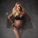 Plataz Women Photography Network Yarn Nail Beads Shawl Blouse Maternity