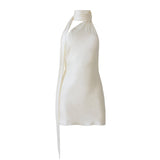 Plataz Dress Female Feel-Back Skirt Can Adjust The Hanging Neck And Set Of Skirts