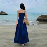 Plataz Summer New Small Design Smeared Breast Dress High-End Dress Dress Holiday Beach Dress