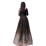 Plataz Dress Women 2025 New Banquet Temperament Art Exam Black Annual Banquet Dress Birthday Party Dress