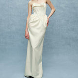 Plataz Densate Thoracic Fish Bone Long Dress 2024 New Sweet Engagement Birthday Dress