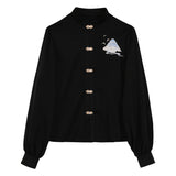 Plataz Design Mingyun Matsujie Chinese Style Improvement Han Elements Han Suit Female Shirt Horse Face Skirt Set 8749