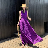 Plataz Temperament Tied With Hanging Neck Dress Female Summer New Hot Girl Bare Back Sexy Slimming A Word Dress