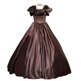 Plataz Dingy Evening Dress Body Solo Student Art Test Vocal Folk Song Performance Dress Host Dress Fluffy Skirt Woman