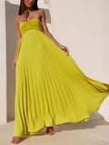 Plataz Women's Dress Solid Color Thoracic Skirt Skirt Sleeveless Fashion New Female 8060 HZ0628