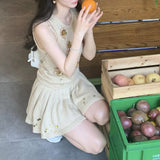 Plataz 2024 Early Autumn Exquisite Fashion Hand-Beaded Knitted Vest Half-Skirt Set