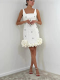Plataz Summer Sling Studded Ass Evening Dress Sexy Body Repair Niche Design With A Bandage Dress