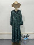 Plataz 2024 Elegant Wind Leopard Print Trendy Thin Dress Dress