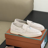 Plataz Loafers Women&Men's Shoes Leather Shoes Round Head Flat Floor Casual Shoes High Quality Shoes