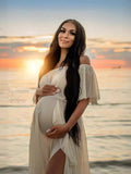 Plataz Women Chiffon Dress Skirt Pregnant Women Take Pictures Of Flowing Chiffon Skirt Maternity