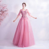 Plataz Building Color Yarn 2025 New Solo Performance Costume Female Atmosphere Elegant Shoulder Annual Meeting Art Exam Evening Dress Chorus