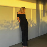 Plataz Autumn 2025 New Small Scented Elegance Elegance Knitted Shoulder Shrinking Dress DJPT