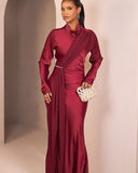 Plataz French Fashion Elegant Collar Dress In Autumn 2024