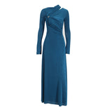 Plataz Body-Body-In-Body Bag Dress 2025 Summer New Folded Glazed Emptiness Irregular High-Sensing Body Dress