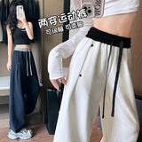Plataz Popular Thin Pants Autumn New Color Trousers Women Loose Thin Leisure Loose Loose Trousers DJPT