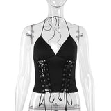 Plataz Autumn 2025 New Trendy Hottie Sexy V-Neck Short-Hanging Blouse DJPT