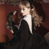 Plataz Design Hyol Cross Lolita Lolita Sweet Long-Sleeved Lolita Dress 6716