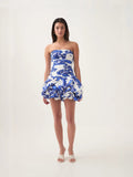 Plataz And Spicy Body-Repair Printed Floral Dress Dress Dress Dress Woman With New Summer Tsets And Folds